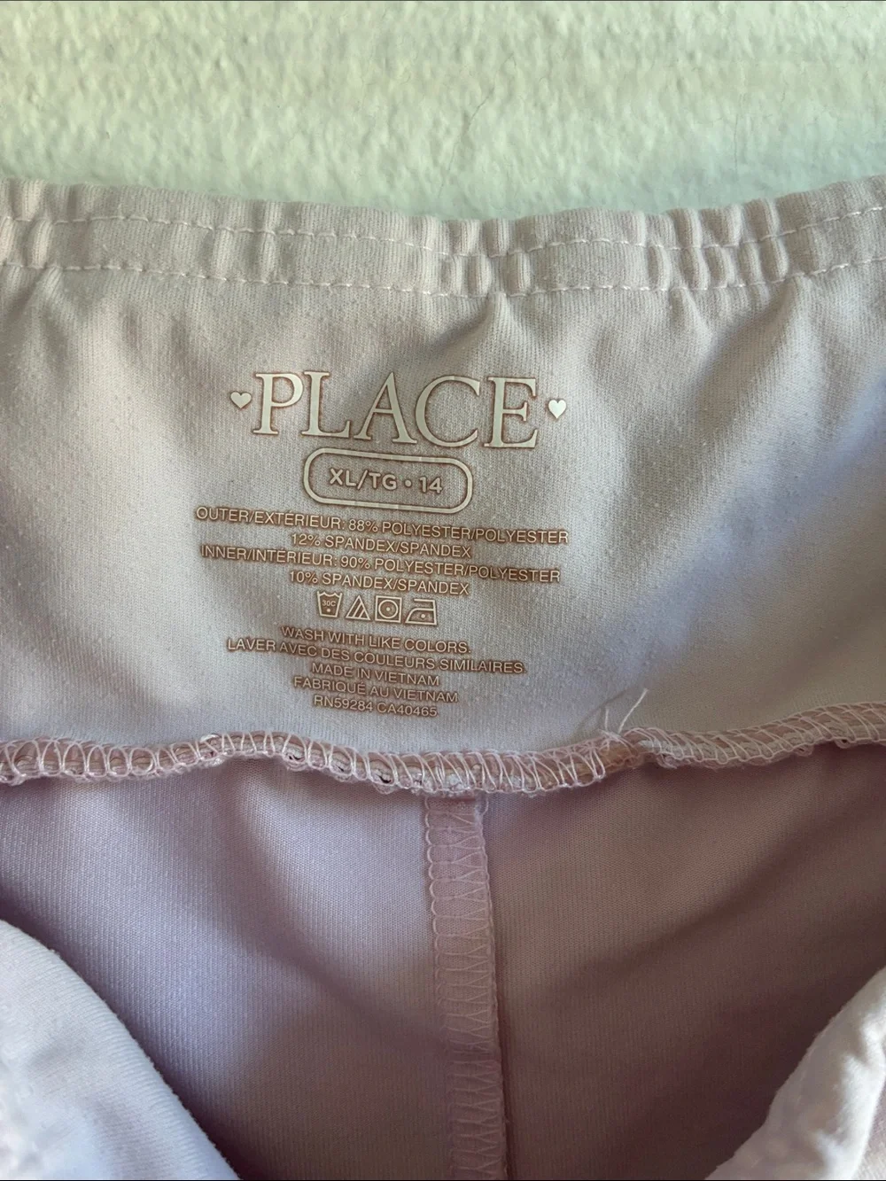 The Children's Place Light Pink Pleated Skort